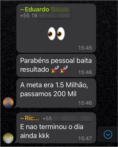 Cliente AdsOX comemora meta de R$1,5 milhão superada em R$200 mil
