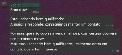 Cliente AdsOX elogia a qualificação dos leads