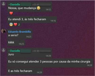 Cliente AdsOX atendeu 3 leads e fechou com os 3